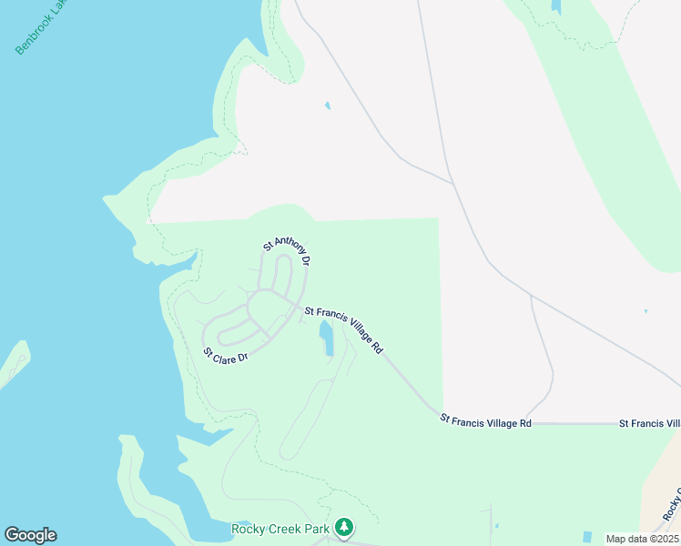 map of restaurants, bars, coffee shops, grocery stores, and more near 4070 Saint Francis Village Road in Crowley