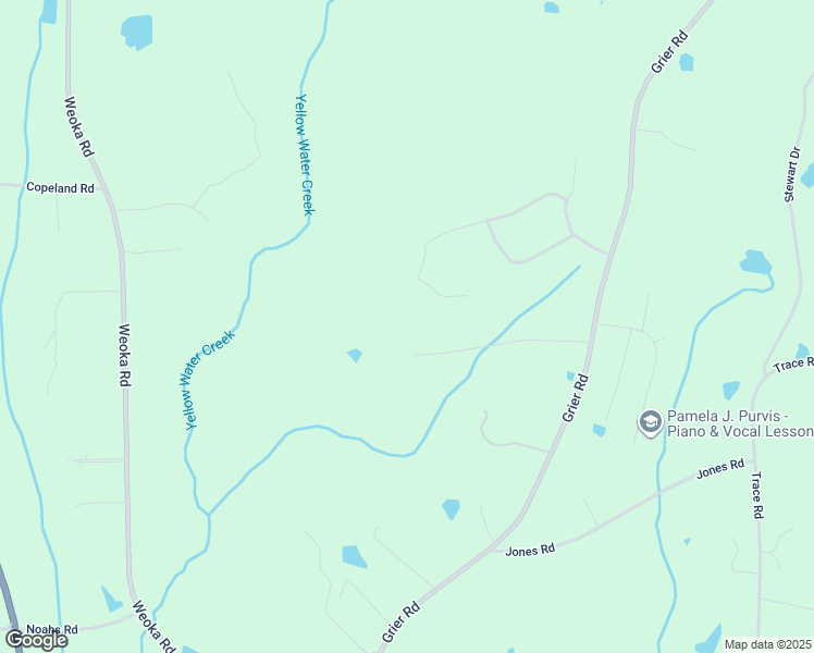 map of restaurants, bars, coffee shops, grocery stores, and more near 370 Charity Lane in Wetumpka