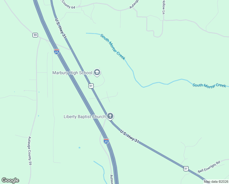map of restaurants, bars, coffee shops, grocery stores, and more near 213 Hummingbird Drive in Deatsville
