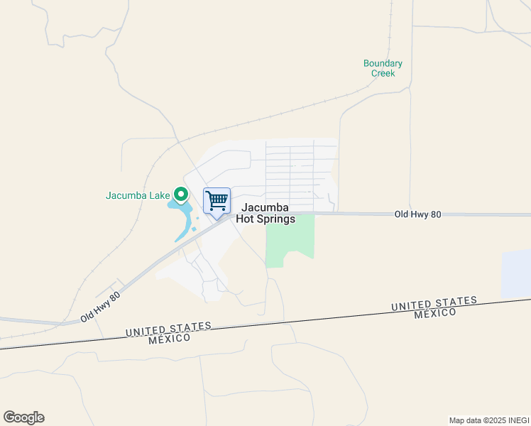 map of restaurants, bars, coffee shops, grocery stores, and more near in Jacumba Hot Springs