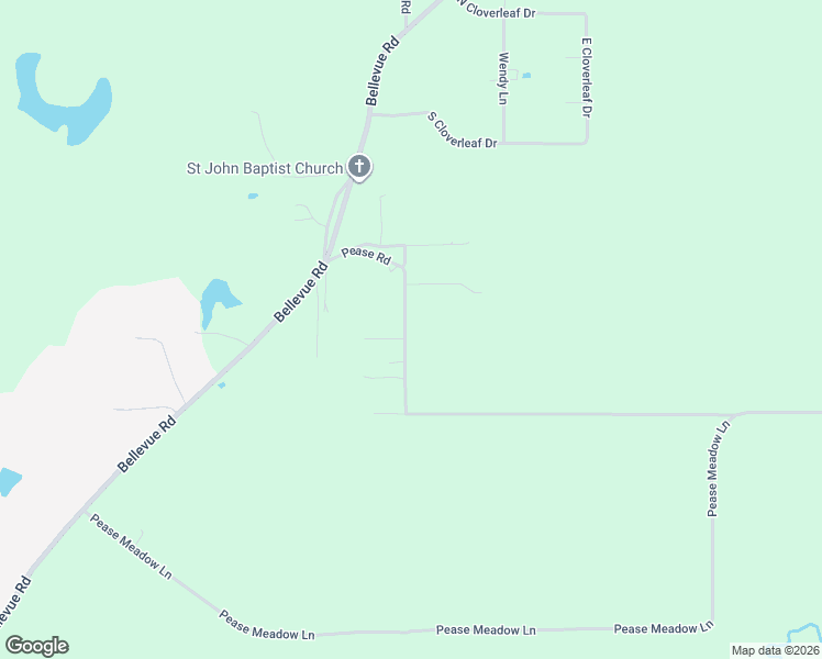 map of restaurants, bars, coffee shops, grocery stores, and more near 267 Pease Road in Haughton