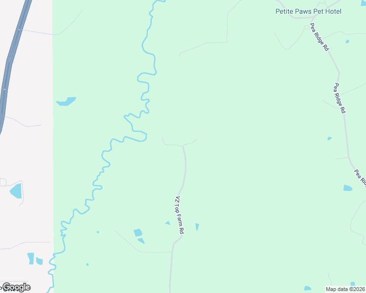 map of restaurants, bars, coffee shops, grocery stores, and more near 100 VZ Top Farm Road in Dubach