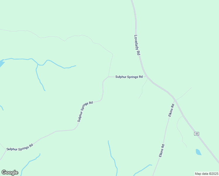 map of restaurants, bars, coffee shops, grocery stores, and more near Sulphur Springs Road in Tallassee
