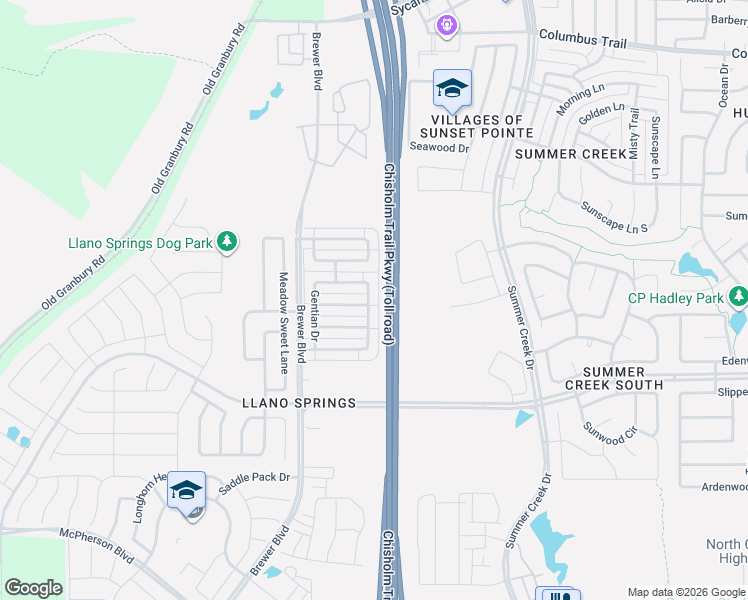 map of restaurants, bars, coffee shops, grocery stores, and more near 8433 Blue Violet Trail in Fort Worth