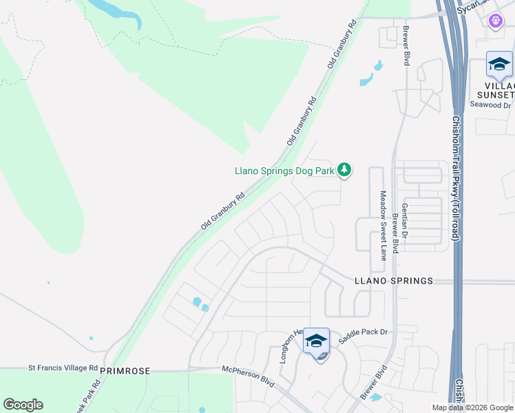 map of restaurants, bars, coffee shops, grocery stores, and more near 8034 Sunscape Lane in Fort Worth