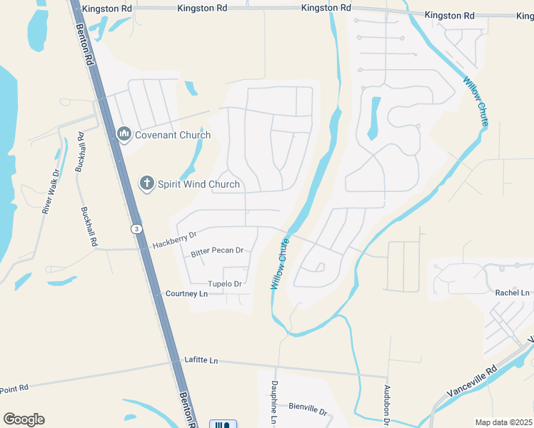 map of restaurants, bars, coffee shops, grocery stores, and more near 567 Chinquipin Drive in Bossier City