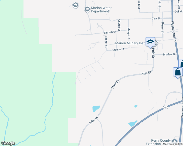 map of restaurants, bars, coffee shops, grocery stores, and more near 100-110 Childs Street in Marion