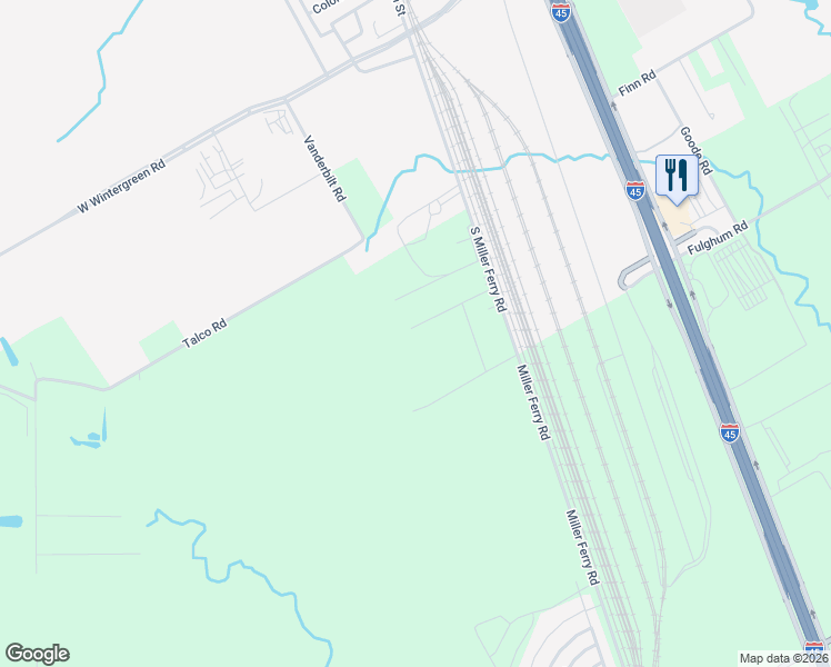 map of restaurants, bars, coffee shops, grocery stores, and more near 1012 Highview Drive in Hutchins