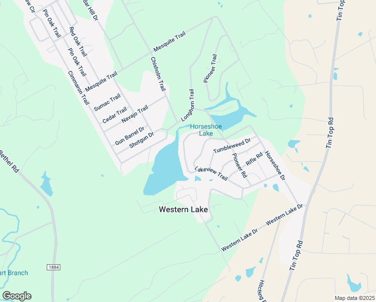 map of restaurants, bars, coffee shops, grocery stores, and more near 259 Comanche Trail in Weatherford