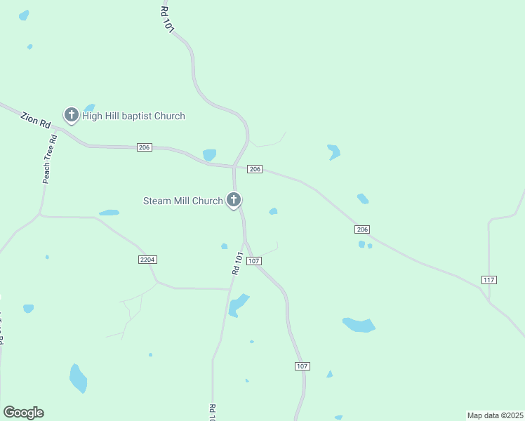 map of restaurants, bars, coffee shops, grocery stores, and more near 11590 Road 101 in Union