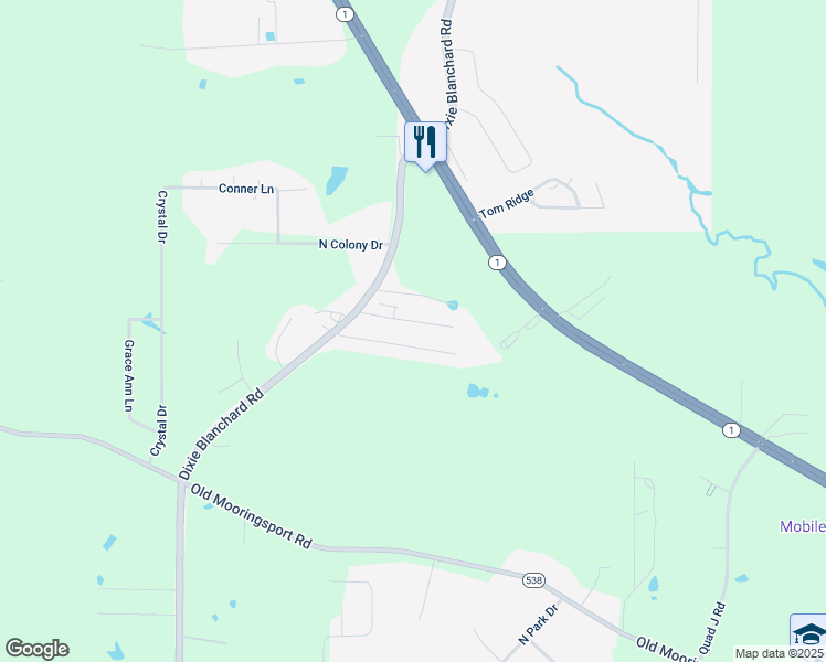 map of restaurants, bars, coffee shops, grocery stores, and more near 6833 Poplar Drive in Shreveport