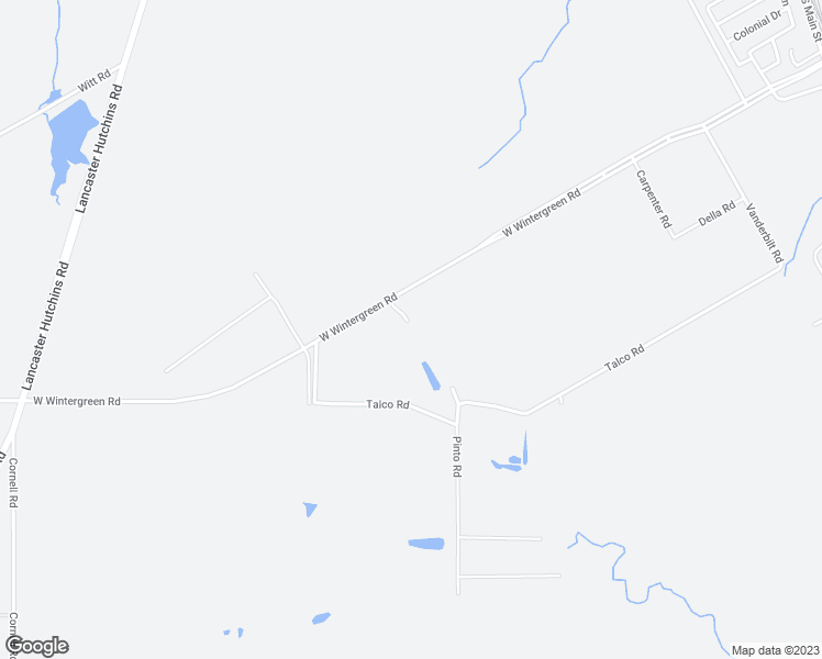 map of restaurants, bars, coffee shops, grocery stores, and more near 1900 W Wintergreen Rd in Hutchins