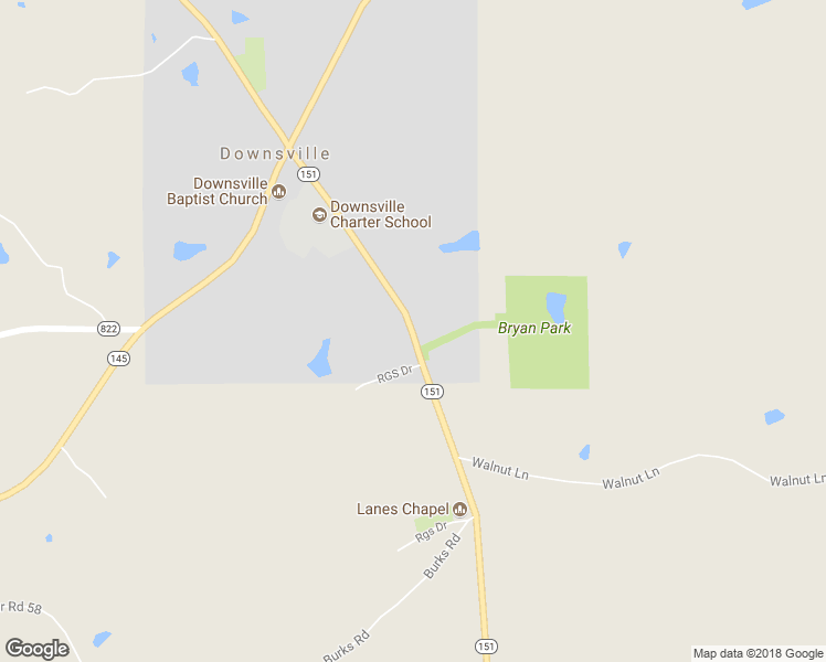 map of restaurants, bars, coffee shops, grocery stores, and more near 4674 Highway 151 in Downsville
