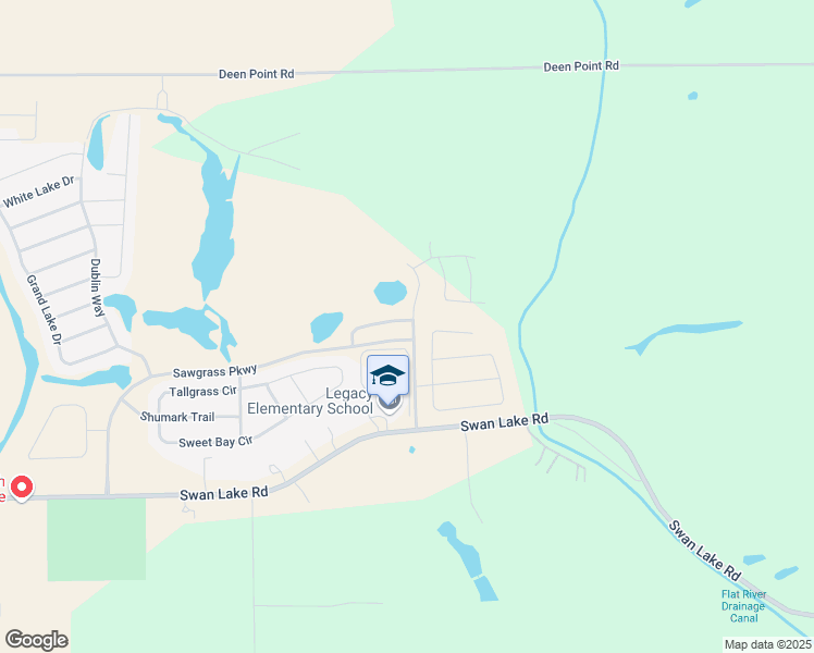 map of restaurants, bars, coffee shops, grocery stores, and more near 1122 Calle Lago Court in Bossier City