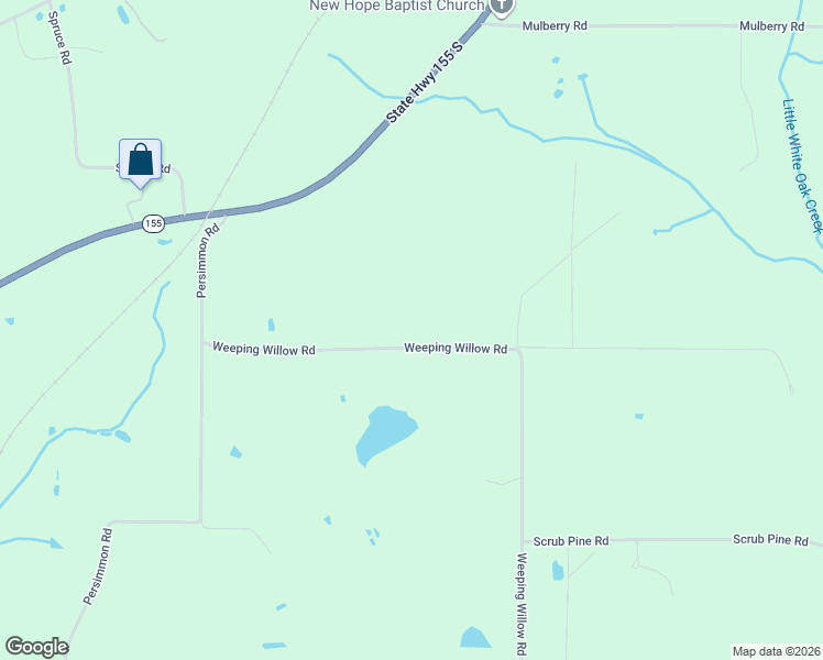 map of restaurants, bars, coffee shops, grocery stores, and more near 7589 Weeping Willow Road in Big Sandy