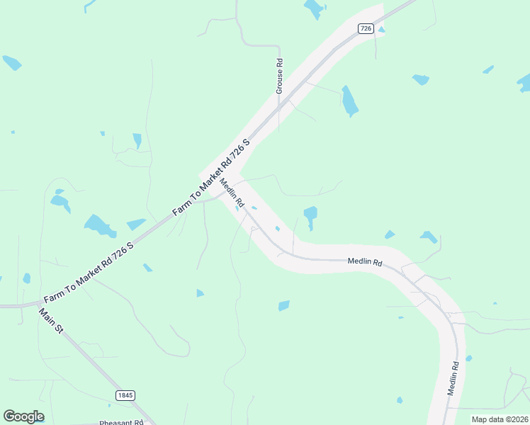 map of restaurants, bars, coffee shops, grocery stores, and more near 3148 Medlin Road in Gilmer