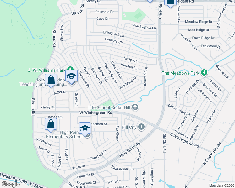 map of restaurants, bars, coffee shops, grocery stores, and more near 9231 Sophora Drive in Dallas