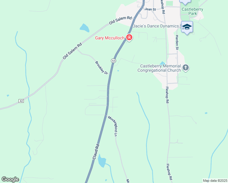 map of restaurants, bars, coffee shops, grocery stores, and more near 1 Rosewood Lane in Eclectic