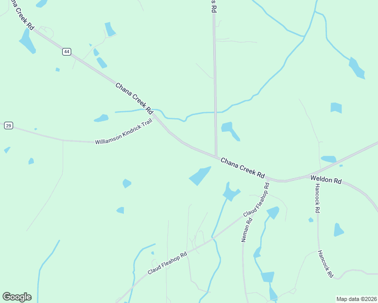 map of restaurants, bars, coffee shops, grocery stores, and more near 2830 Chana Creek Road in Eclectic