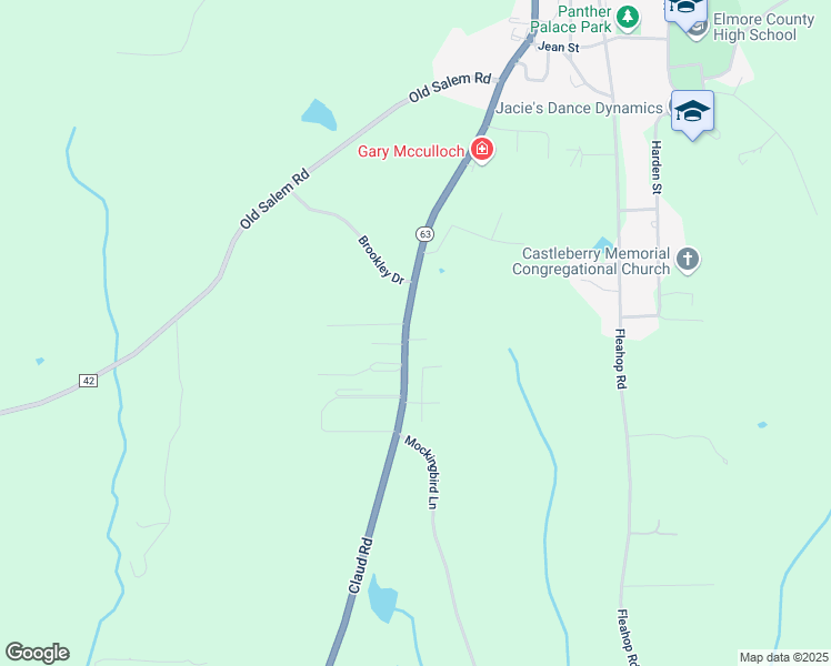 map of restaurants, bars, coffee shops, grocery stores, and more near 1 Rosewood Lane in Eclectic