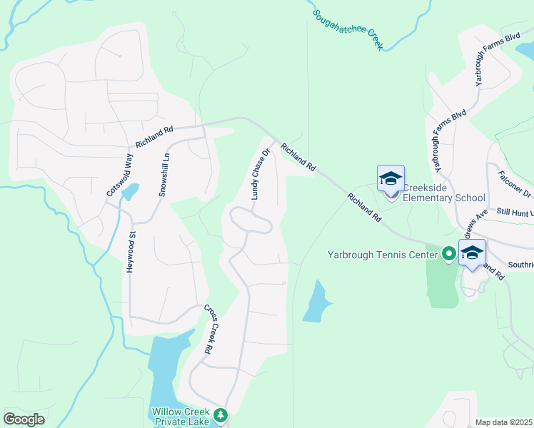 map of restaurants, bars, coffee shops, grocery stores, and more near 707 Hunter Court in Auburn