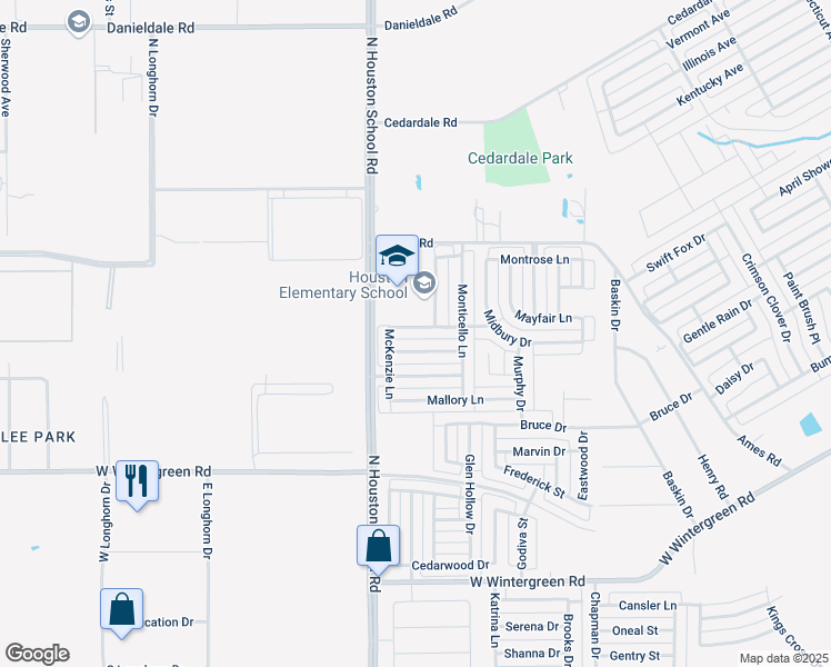 map of restaurants, bars, coffee shops, grocery stores, and more near 2450 Manchester Ln in Lancaster