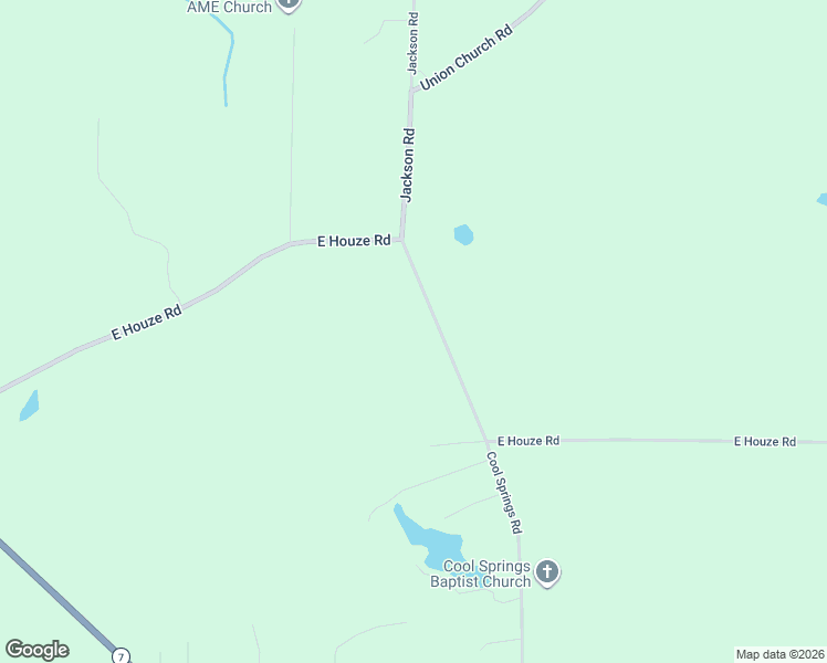 map of restaurants, bars, coffee shops, grocery stores, and more near 1440 East Houze Road in Fort Valley