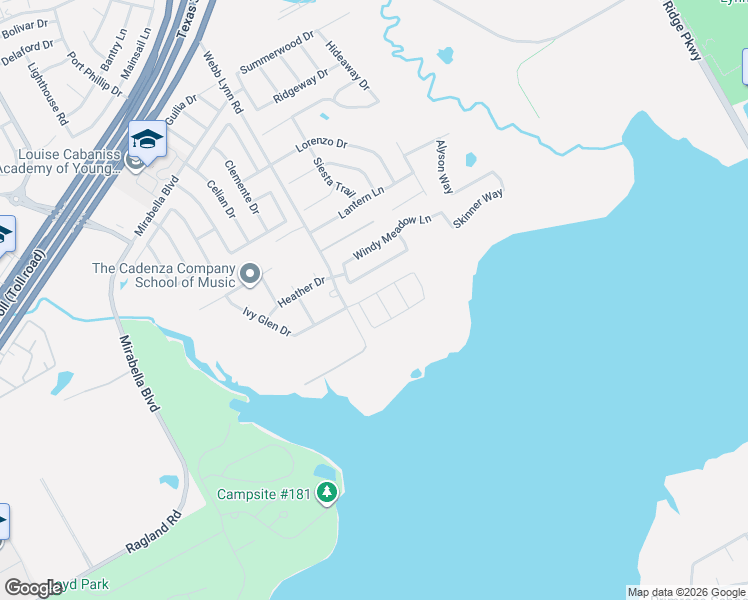 map of restaurants, bars, coffee shops, grocery stores, and more near 5872 Ivy Glen Drive in Grand Prairie