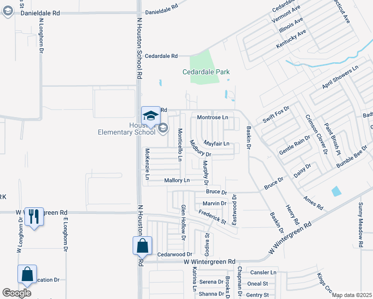 map of restaurants, bars, coffee shops, grocery stores, and more near 2338 Manchester Lane in Lancaster
