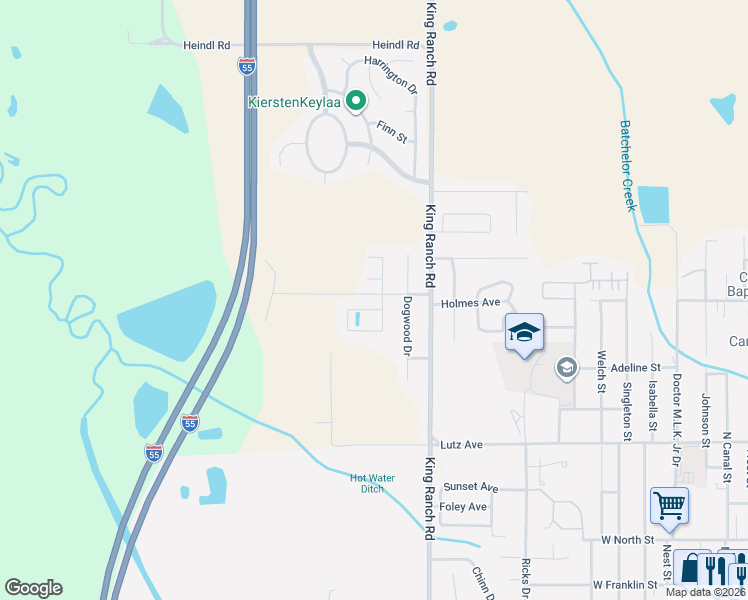 map of restaurants, bars, coffee shops, grocery stores, and more near 17 Parkview Drive in Canton
