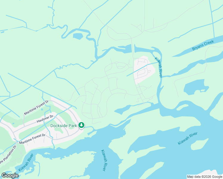 map of restaurants, bars, coffee shops, grocery stores, and more near Kiawah River Drive in Johns Island