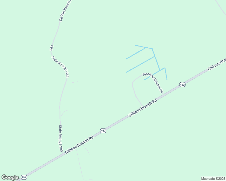 map of restaurants, bars, coffee shops, grocery stores, and more near 4617 Gillison Branch Road in Pineland