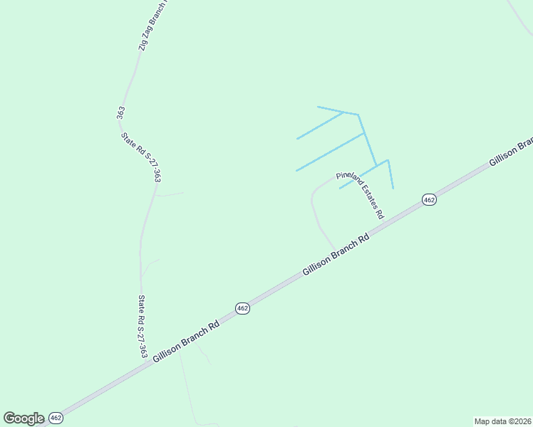 map of restaurants, bars, coffee shops, grocery stores, and more near 4617 Gillison Branch Road in Pineland