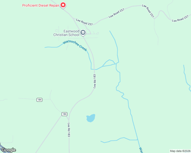 map of restaurants, bars, coffee shops, grocery stores, and more near 1679 Lee Road 183 in Opelika