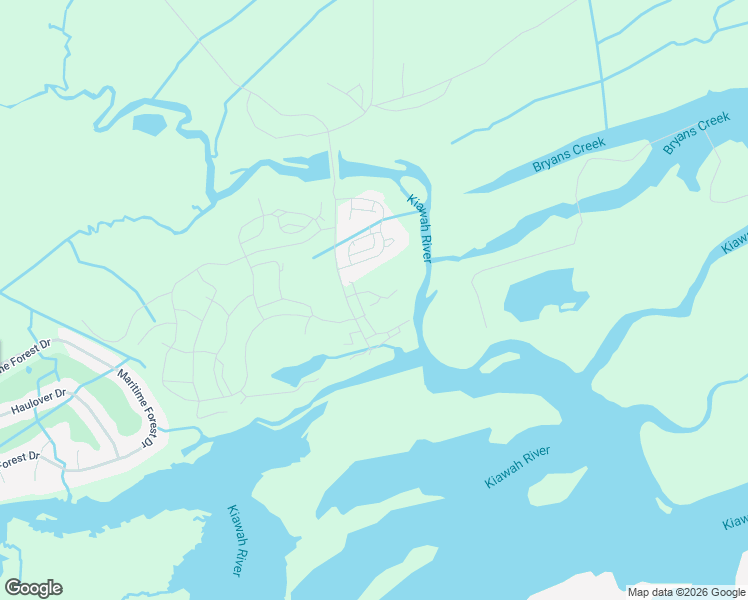 map of restaurants, bars, coffee shops, grocery stores, and more near Kiawah River Drive in Johns Island