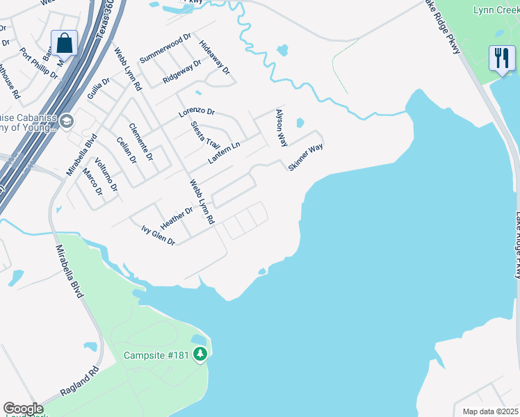 map of restaurants, bars, coffee shops, grocery stores, and more near 2704 Forest Lake Drive in Grand Prairie