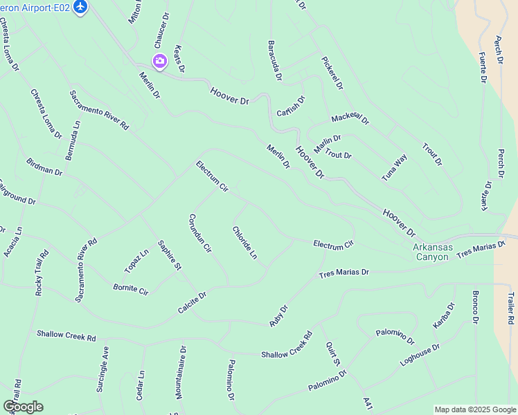 map of restaurants, bars, coffee shops, grocery stores, and more near Electrum Circle in Timberon