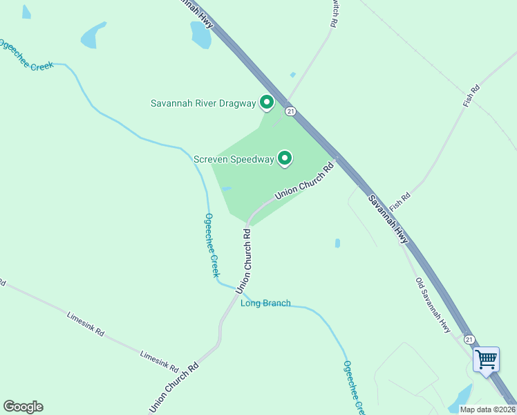 map of restaurants, bars, coffee shops, grocery stores, and more near 287 Union Church Road in Sylvania