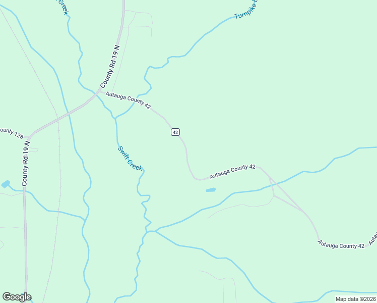 map of restaurants, bars, coffee shops, grocery stores, and more near 1558 Autauga County 42 in Prattville