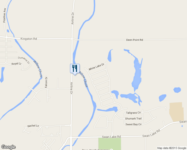 map of restaurants, bars, coffee shops, grocery stores, and more near 3829 Pickering Pass Drive in Bossier City