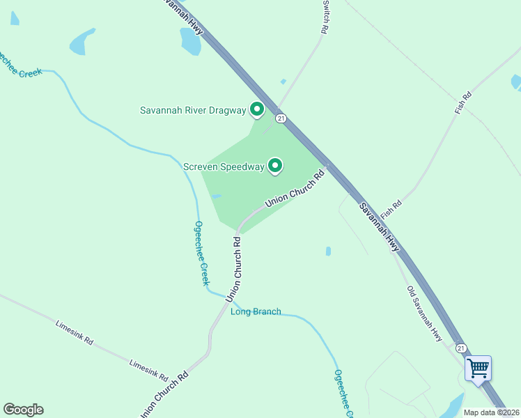 map of restaurants, bars, coffee shops, grocery stores, and more near 287 Union Church Road in Sylvania