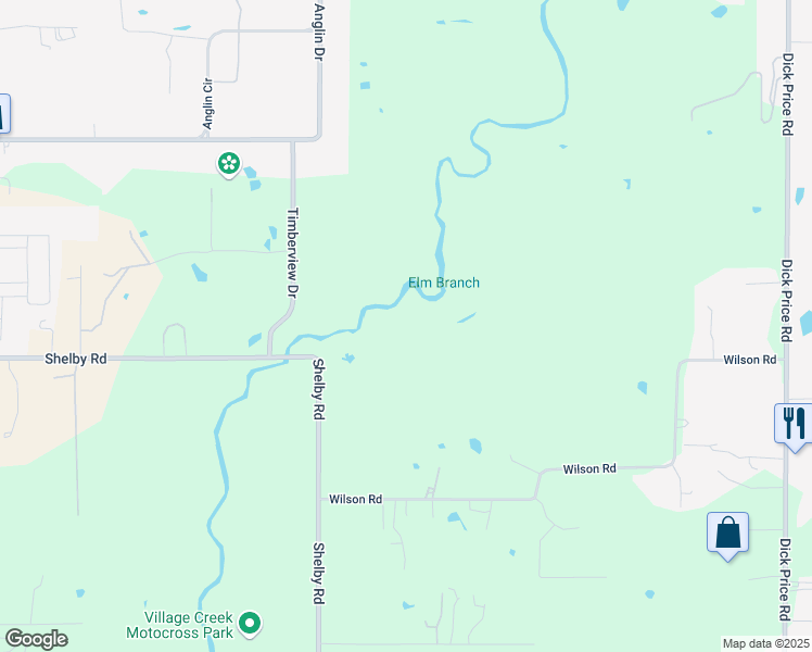 map of restaurants, bars, coffee shops, grocery stores, and more near 5335 Wilson Road in Fort Worth