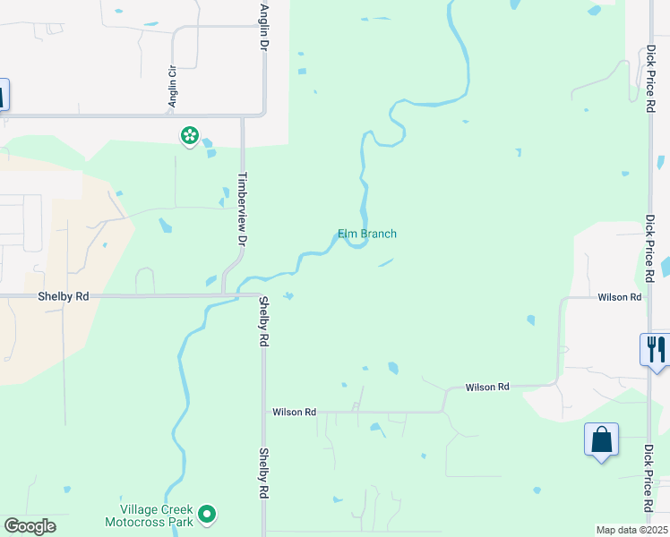 map of restaurants, bars, coffee shops, grocery stores, and more near 5335 Wilson Road in Fort Worth