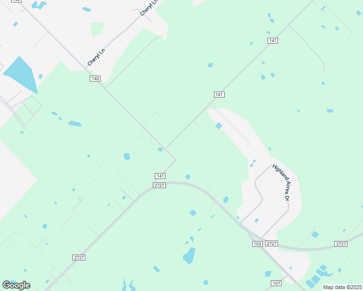 map of restaurants, bars, coffee shops, grocery stores, and more near 1332 County Road 141 in Kaufman