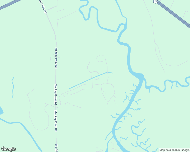 map of restaurants, bars, coffee shops, grocery stores, and more near 824 Chicora Lane in Yemassee