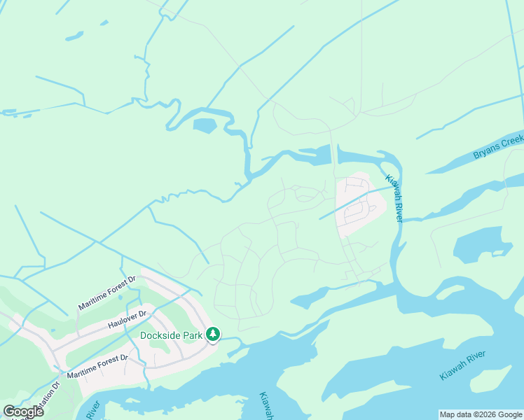 map of restaurants, bars, coffee shops, grocery stores, and more near Boatwright Road in Johns Island