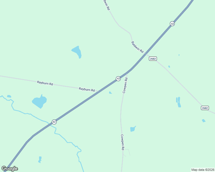 map of restaurants, bars, coffee shops, grocery stores, and more near Texas 43 in Karnack