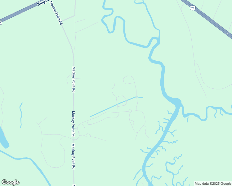 map of restaurants, bars, coffee shops, grocery stores, and more near 824 Chicora Lane in Yemassee