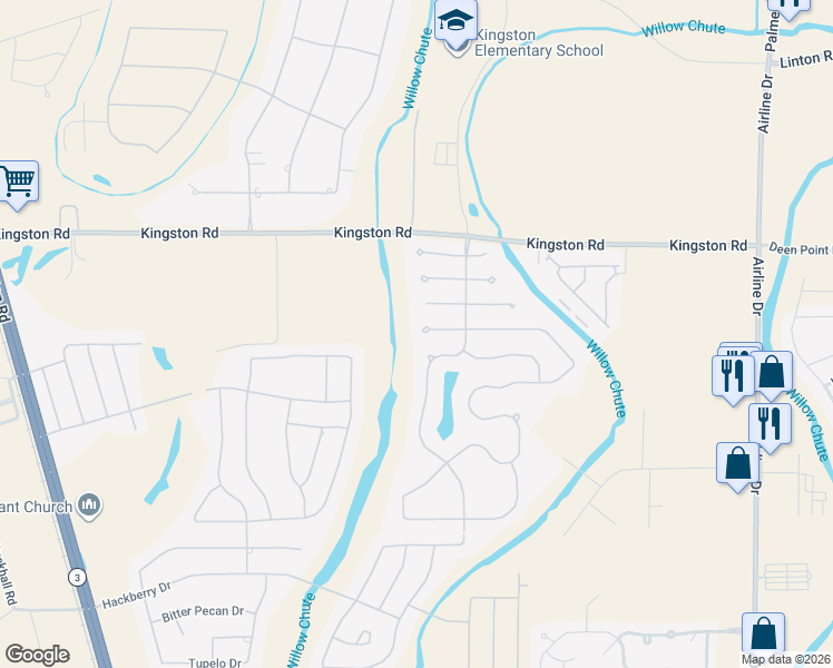 map of restaurants, bars, coffee shops, grocery stores, and more near 819 Dumaine Drive in Bossier City