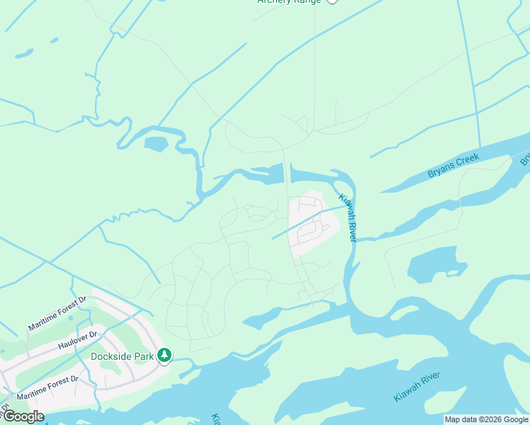 map of restaurants, bars, coffee shops, grocery stores, and more near Mullet Hall Road in Johns Island